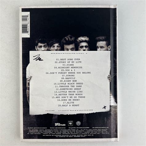 One Direction Midnight Memories Deluxe Ultimate Edition Cd