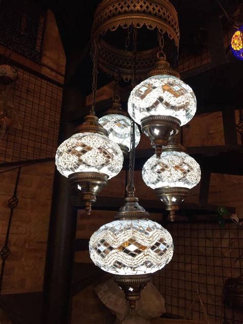 Customizable Turkish Moroccan Mosaic Hanging Ceiling Lantern Etsy