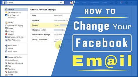 How To Change Your Primary Email Address On Facebook UPDATED 2020