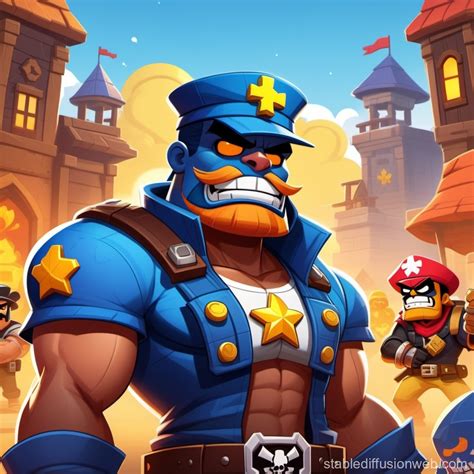 Brawl Stars Character Collection Stable Diffusion Online