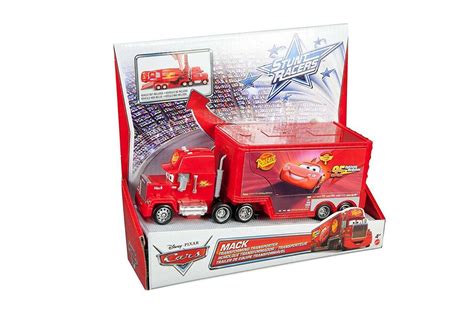 Disney Pixar Cars Stunt Racers Transforming Transporter Mack