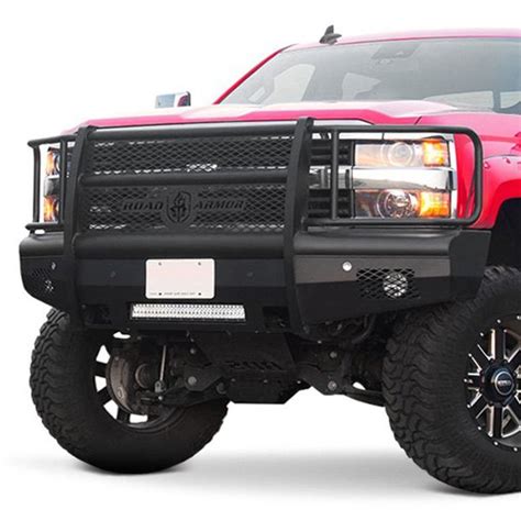 Road Armor® Ford F 250 2013 Vaquero Series Full Width Black Front Hd Bumper With Full Grille Guard