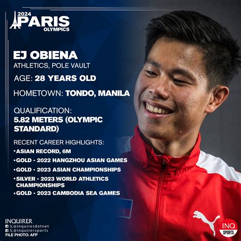 Paris Olympics Team Philippines EJ Obiena Pole Vault