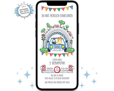 Invitación Digital Cumpleaños Infantil Fiesta Arcoíris Tarjetas de