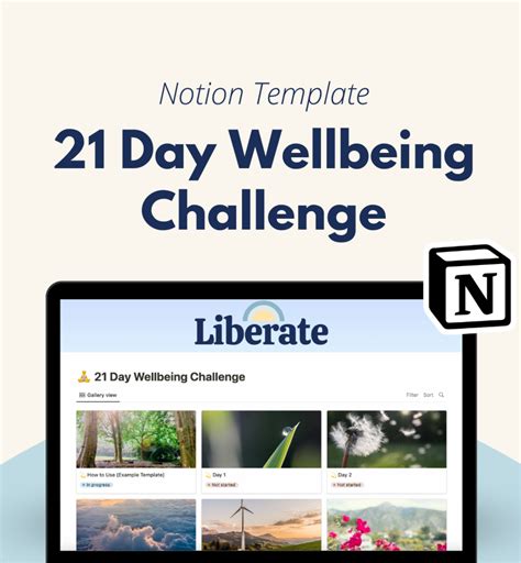 21 Day Wellbeing Challenge Liberate Mental Fitness Studio