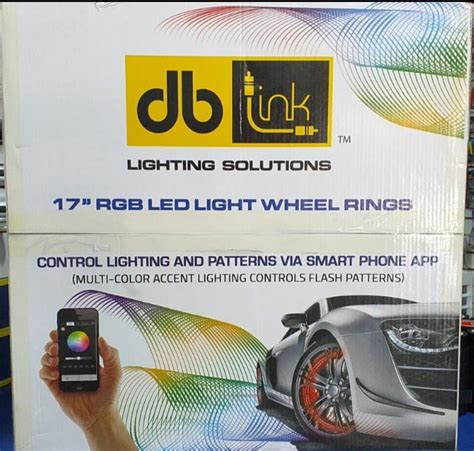 Kit De 4 Aros Led Para Llanta Db Link Lighting Solutions Dbwl17dc 4 Audioshop México Lo Mejor