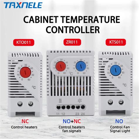 DIN Rail Cabinet Temperature Controller Industrial Thermostat KTO011