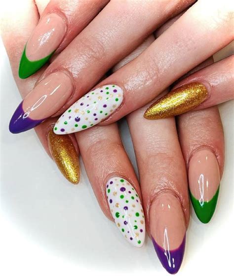 Mardi Gras Nails To Make You Stand Out In The Crowd Darcy