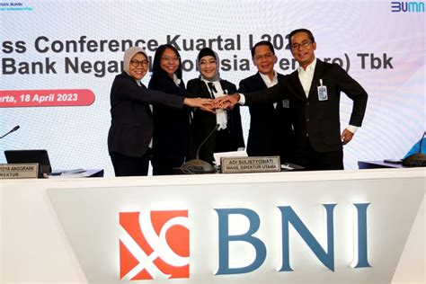 Bni Cetak Laba Bersih Rp Triliun Di Kuartal I Naik Persen