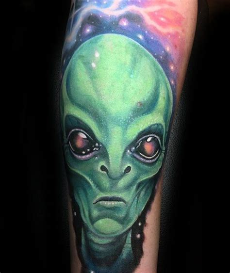 63 Weird Alien Tattoo Ideas [2024 Inspiration Guide] | Alien tattoo ...