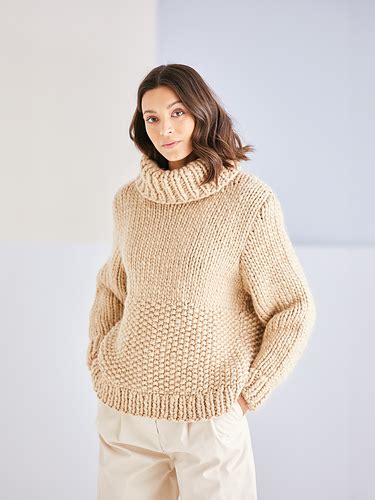 Ravelry Roll Neck Sweater 10186 Pattern By Sirdar