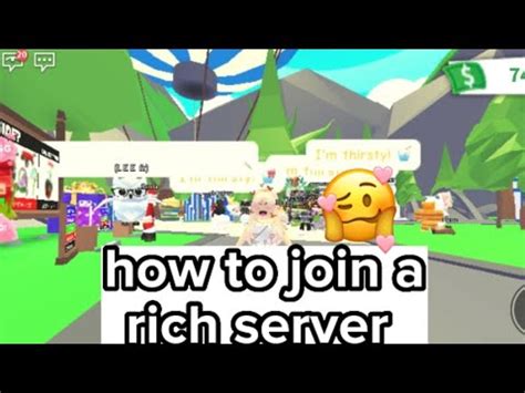 How To Join A Rich Server In Adopt Me Youtube