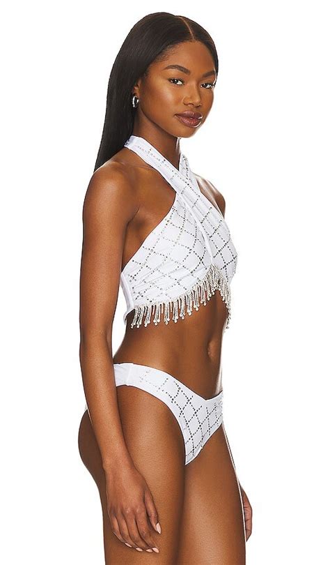 Beach Riot X Jessica Bikini Top White Editorialist