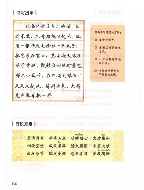 《语文园地·第八单元》人教版小学四年级语文上册2019年5月发版课本全册教材人教版小学课本