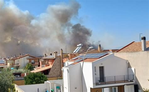 Grosso Incendio A Selargius Cagliari Vistanet