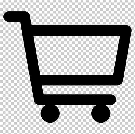 Computer Icons Shopping Cart PNG Clipart Angle Black And White Cart