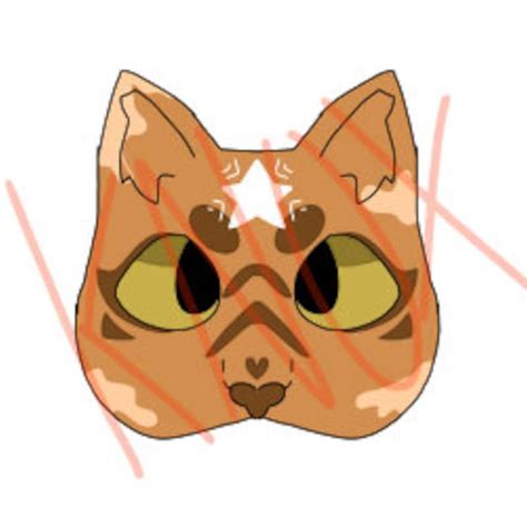 Bem Vindos Educação Infantil - Therian Orange Tabby Cat Mask - Etsy
