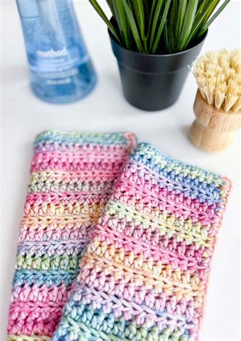 Crochet Dishcloths Daisy Cottage Designs