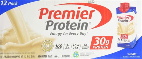 Premier Protein 30g Protein Shakes Vanilla 11 Fl Oz 12 Pack