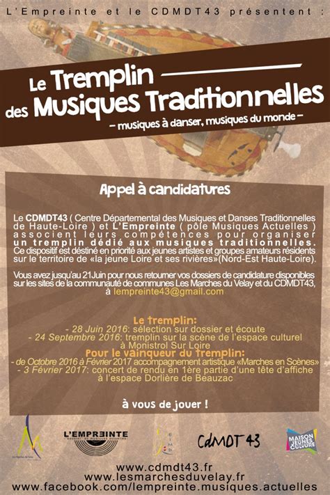 Le Tremplin Des Musiques Traditionnelles Cdmdt