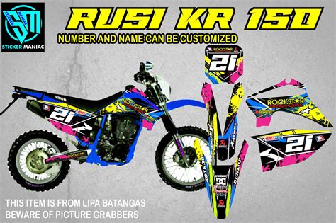 Rusi Kr 150 Full Body Decals Lazada Ph