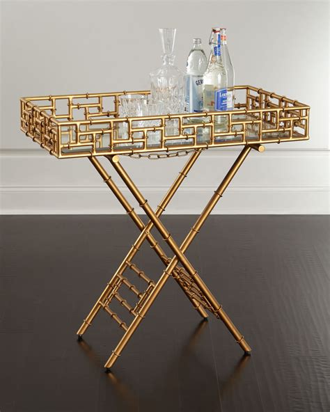 Mirrored Tray Table Neiman Marcus