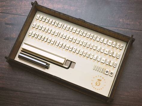 Alphabet Stamp Sets Leather Letter Stamps Outpost Workshop