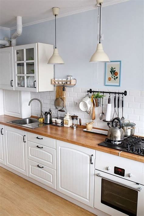 деревянная столешница на кухне | Interior design kitchen, Home decor ...