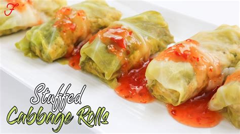 Stuffed Cabbage Rolls With Chicken Chicken Cabbage Roll Cabbage Roll Youtube