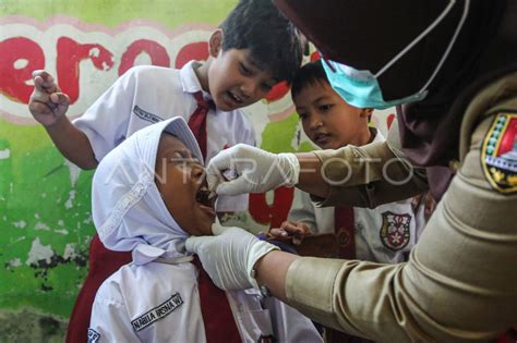 Pelaksanaan Pekan Imunisasi Nasional Tahap Kedua 2024 ANTARA Foto