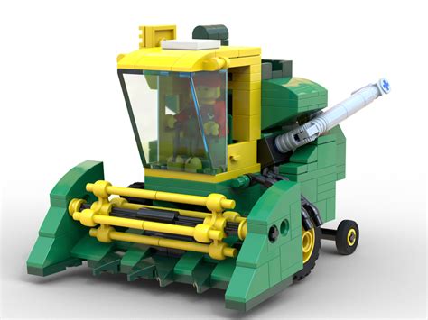 Lego Moc John Deere 55eb Combine Harvester By Renku Rebrickable