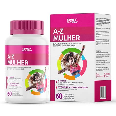 A Z Mulher Comprimidos Sidney Oliveira Shopee Brasil