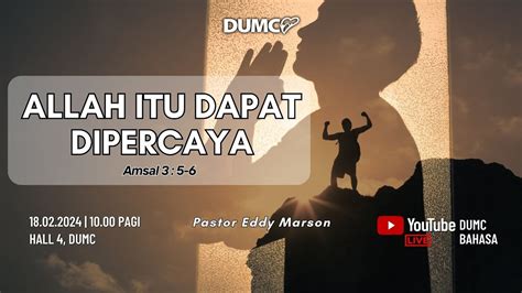 IBADAHRAYA ONLINE DUMC BAHASA 18 FEBRUARI 2024 YouTube