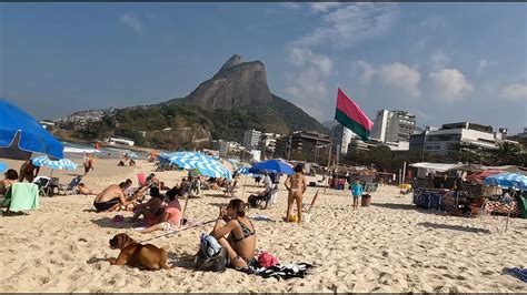 🇧🇷 Leblon Beach Brazil Beach Walk 4k 🌴 Youtube