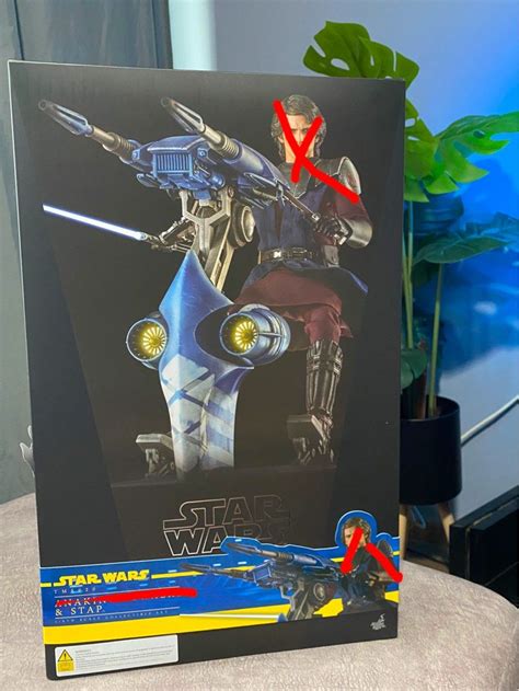 HOT TOYS TMS020 STAP ONLY GENERAL ANAKIN SKYWALKER STAR WARS THE CLONE WARS 1 6 SIDESHOW VEHICLE