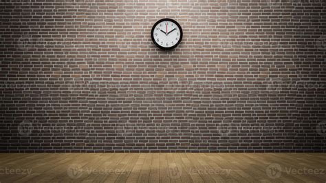 Wall clock office clock Time concept 3d rendering 6334531 Stock Photo ...