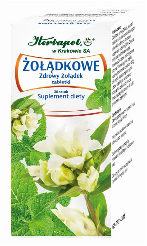 ŻOŁĄDKOWE Zdrowy Żołądek 30 tabletek Herbapol w Krakowie sklep online