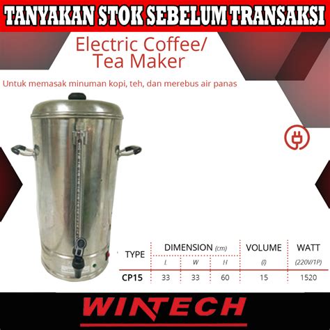 Jual Getra Cp Cp Electric Coffee Tea Maker Mesin Pembuat Kopi