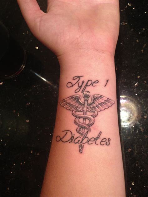 Medical Alert Tattoo Type Diabetes