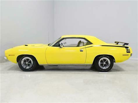 1970 Plymouth Cuda 383 29091 Miles Top Banana Yellow Coupe 383 Cubic