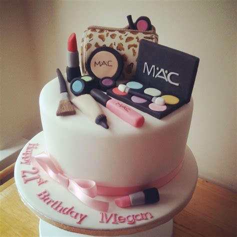 Mac Makeup Birthday Cake Make Up Cake 21st Birthday Cakes Birthday Cakes For Teens