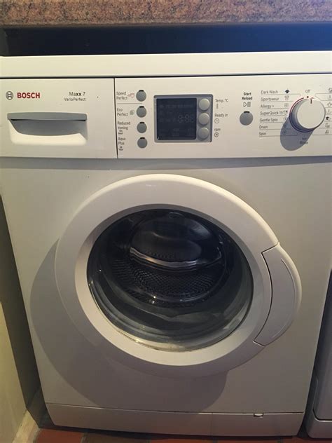 Bosch Maxx Vario Perfect Washing Machine In Mk Flitwick F R