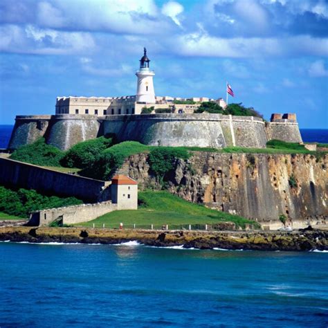 Puerto Rico Caribbean El Morro Fort In Old San Juan Puerto Rico