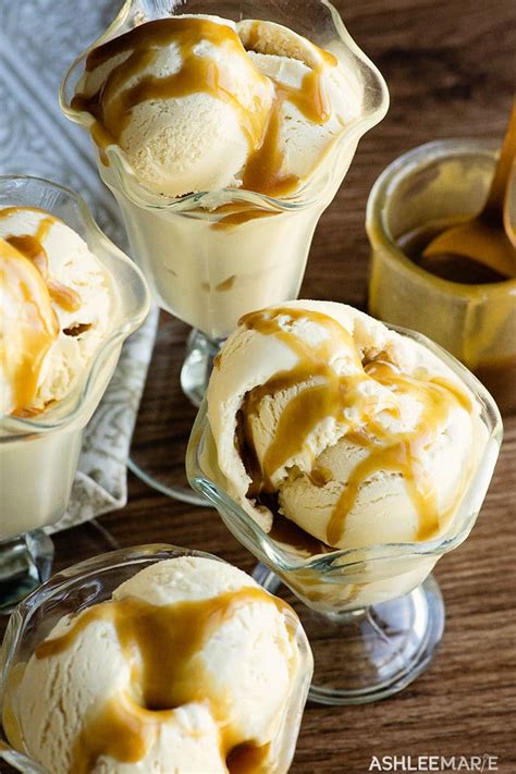 Butterbeer Ice Cream Recipe - Ashlee Marie - real fun with real food