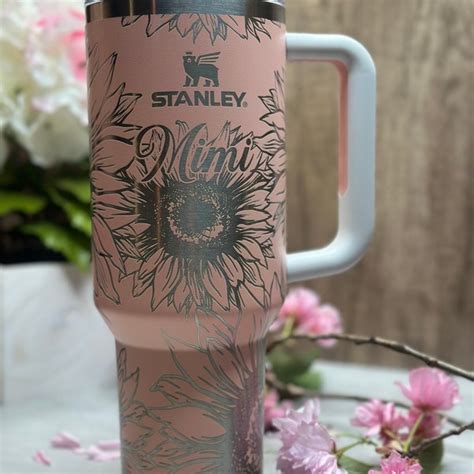 Sunflower Laser Engraved Tumbler Etsy