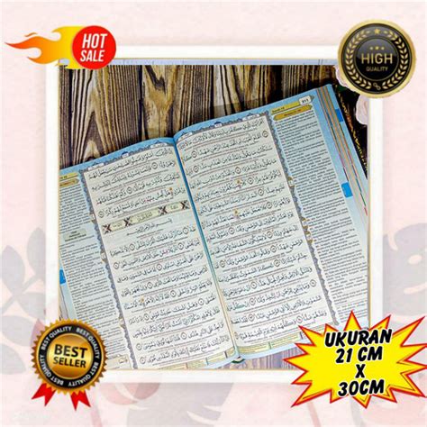 Jual Alquran Duo Latin Sambung A Terjemahan Al Quran Transliterasi