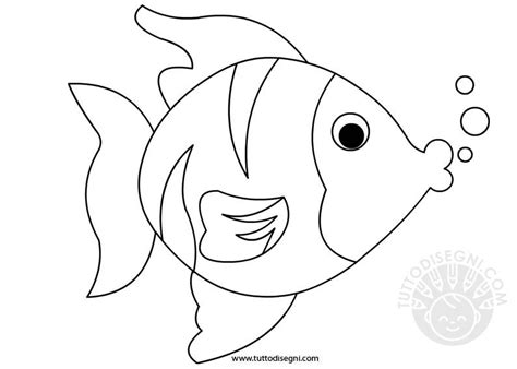 Pesce Disegno Da Colorare Tuttodisegni