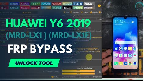 Y6 2019 Frp Bypass Unlock Tool Mrd Lx1 Mrd Lx1f YouTube