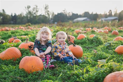 Pumpkin patch family photos - Fraser Valley Family Photographer - Wink Photography