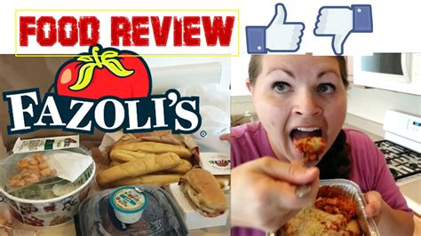 Fazolis Food Review Food Foodreview Fastfood Italianfood Youtube